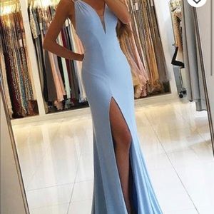 ROYAL BLUE event dress. WORN ONCE!!